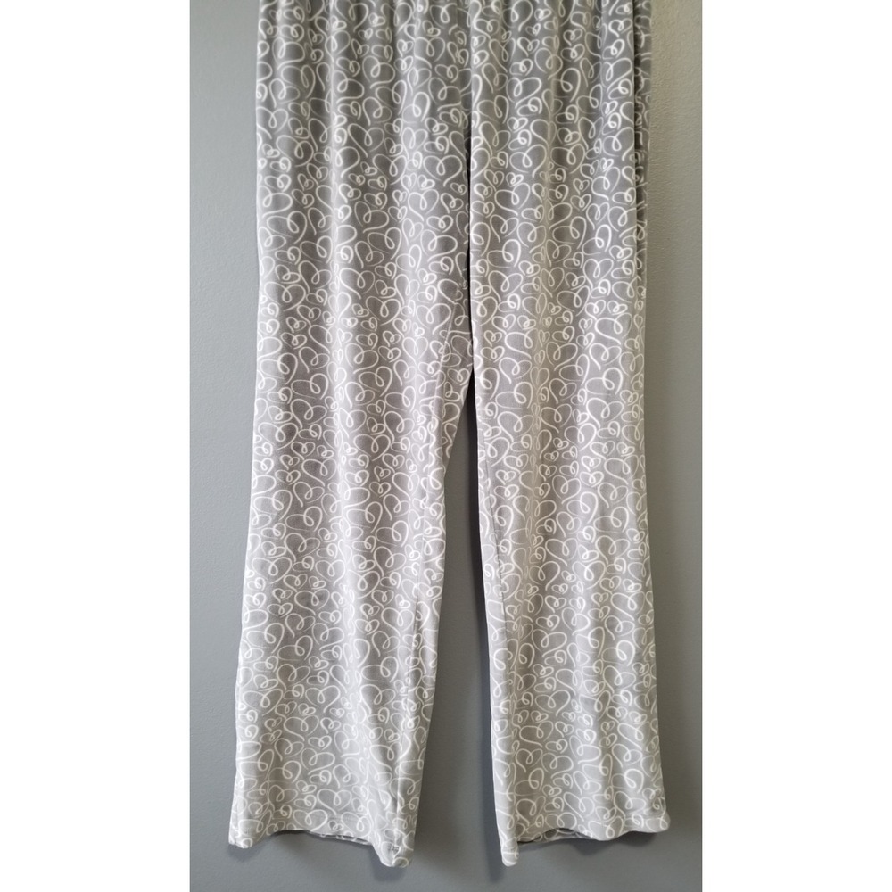 George Women's Textured Stretch‎ Microfleece 2-Piece Pajamas Set, Small, Grey - Picture 9 of 13
